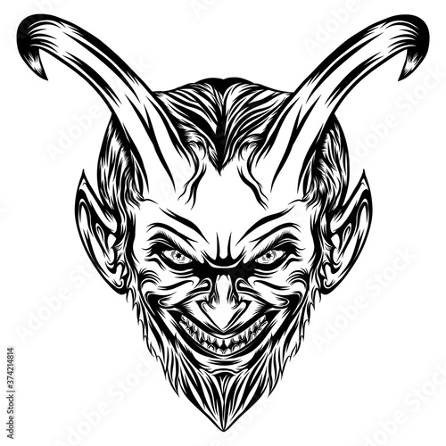 The demons with the scare face and glare eye