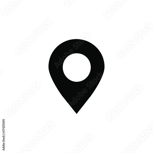 Location icon vector. Pin sign. Navigation vector collection