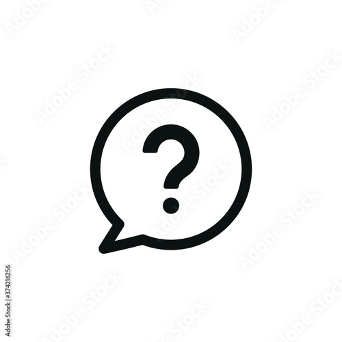 question icon with bubbles