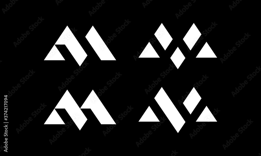 Letter M modern logo design vector EPS 10 Letter M modern logo design vector EPS 10
