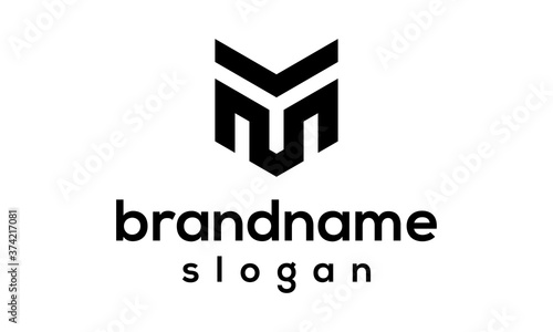 Letter M modern logo design vector EPS 10