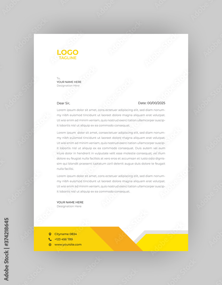 Professional Letterhead Template in flat style, letterhead set or bundle. Letterhead Template Graphics, Designs & Templates Professional Letterhead Template in flat style, letterhead set or bundle. Letterhead Template Graphics, Designs & Templates