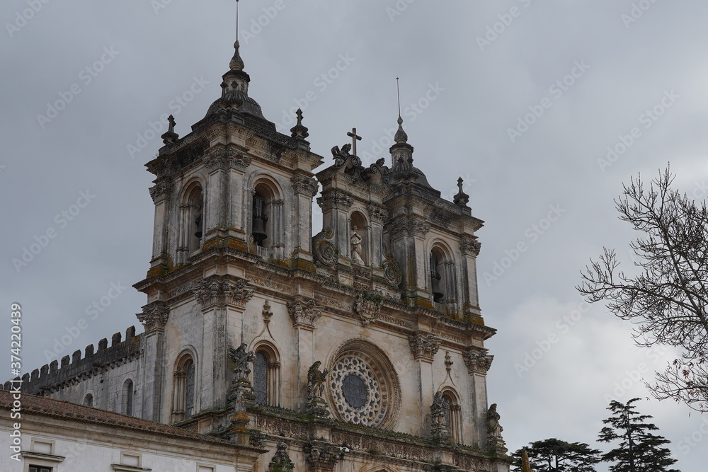 Fototapeta premium Alcobaca, Monastery in Portugal.. UNESCO World Heritage Site.