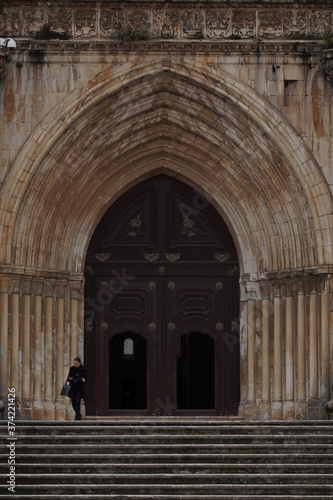 Alcobaca, Monastery in Portugal.. UNESCO World Heritage Site.