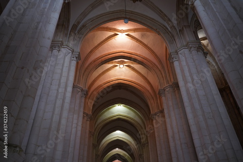 Abbey in Alcobaca   Monastery in Portugal.. UNESCO World Heritage Site.