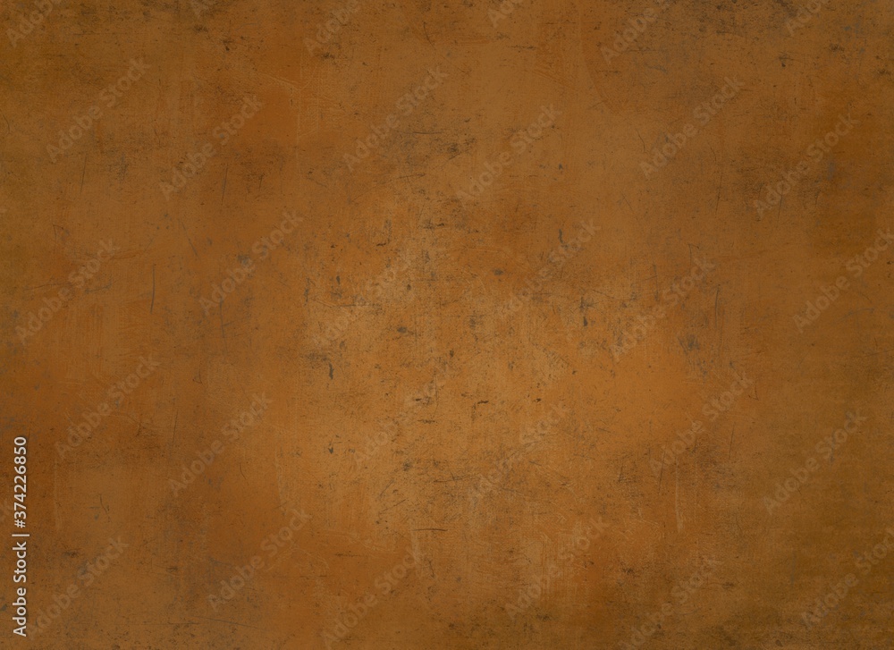 Orange, yellow paper look background. Old grunge background. Hand made texture