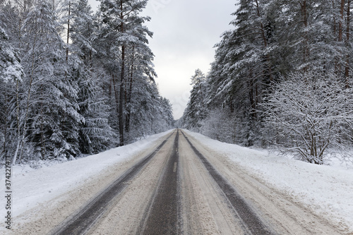 snow on the road © rsooll