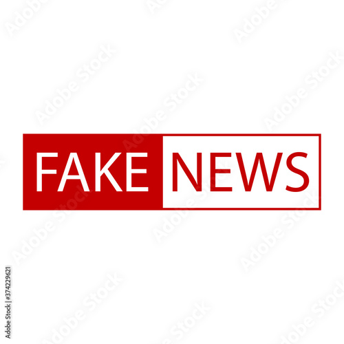 fake news icon, false speech sign, untrue news