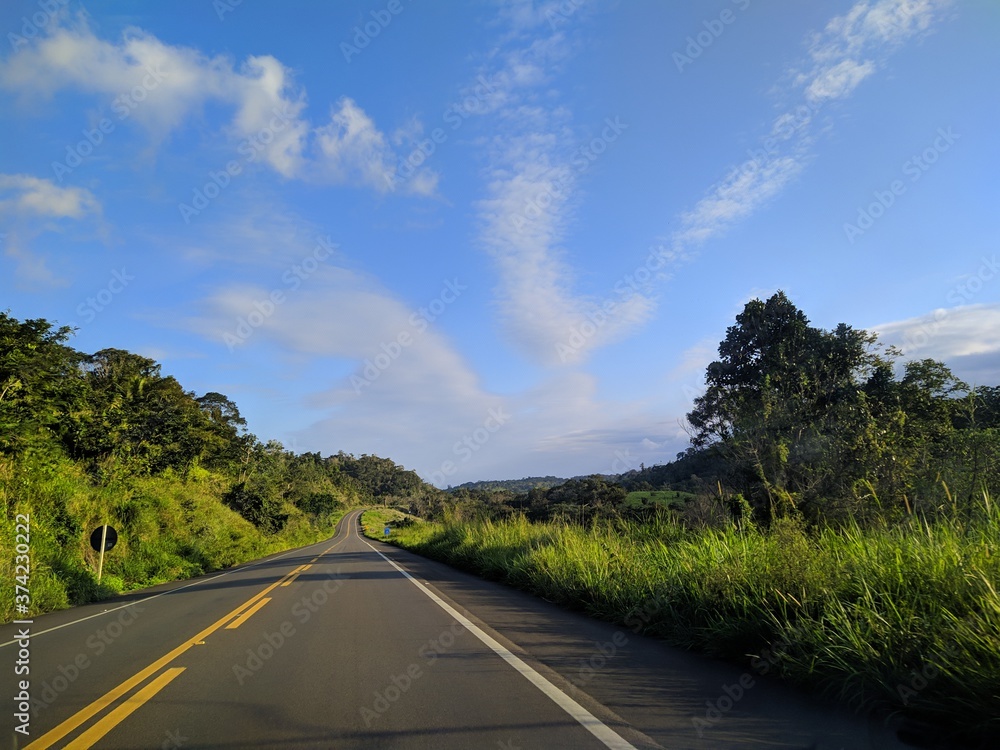 Fototapeta premium road to the sky