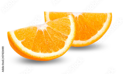 orange isolated on white background