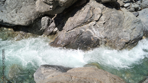 water and rocks