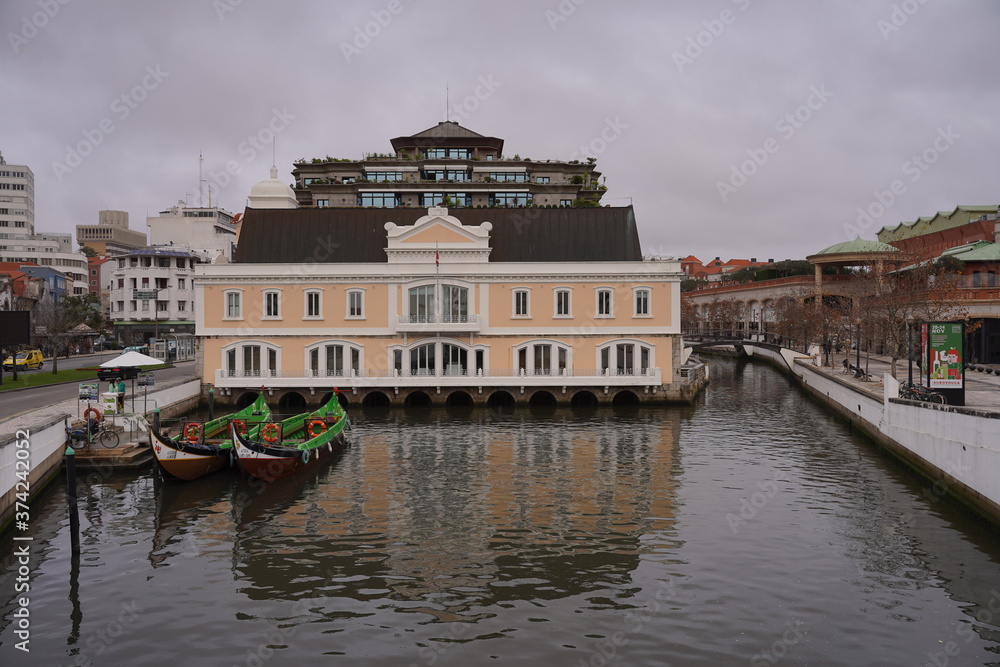 Aveiro, beautiful village of Portugal. The Venice of  Portugal.
