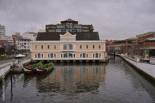 Aveiro, beautiful village of Portugal. The Venice of  Portugal.