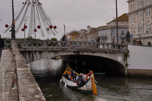 Aveiro, beautiful village of Portugal. The Venice of  Portugal.