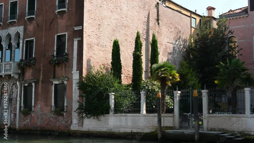 August 2020, Venice-Italy, Walking through the monuments of the ancient city of Venice at the time of the recovery after the closure due to the coronavirus pandemic, between shops that reopen and tour August 2020, Venice-Italy, Walking through the monuments of the ancient city of Venice at the time of the recovery after the closure due to the coronavirus pandemic, between shops that reopen and tour