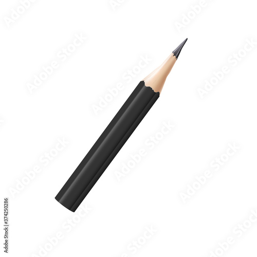Wallpaper Mural Vector illustration of a short office pencil isolated on a white background. Torontodigital.ca