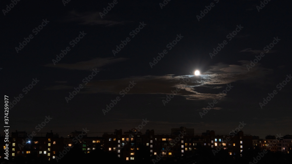 Full moon surrounded by clouds Full moon surrounded by clouds