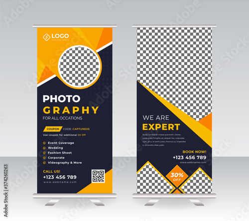 stand display, colourful, banners, sales, backdrop, clean, ad, roll-up, roll, sign, vertical, up, event,  trade, commercial, ads, stand, roll up, style,  design, card, template, advertisement, company