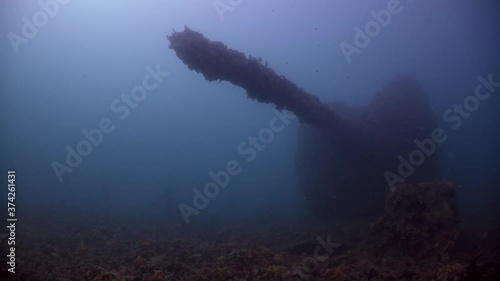 EX HMAS Hobart underwater Shipwreck battle ship Wirrina Cove South Australia 4k photo