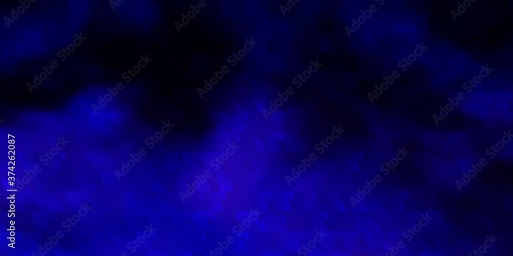 Dark Purple vector pattern with polygonal style. Dark Purple vector pattern with polygonal style.