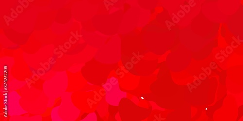 Dark purple, pink vector pattern with abstract shapes.