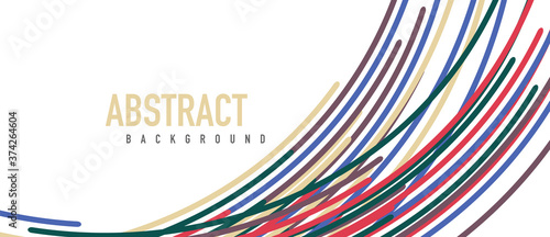Аbstract moving colorful lines vector backgrounds for cover, placard, poster, banner or flyer