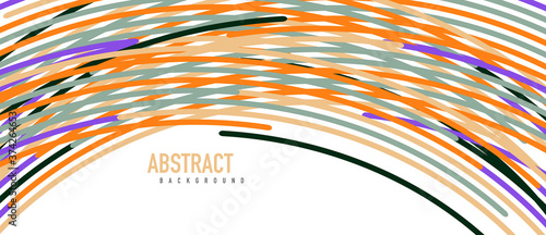 Аbstract moving colorful lines vector backgrounds for cover, placard, poster, banner or flyer
