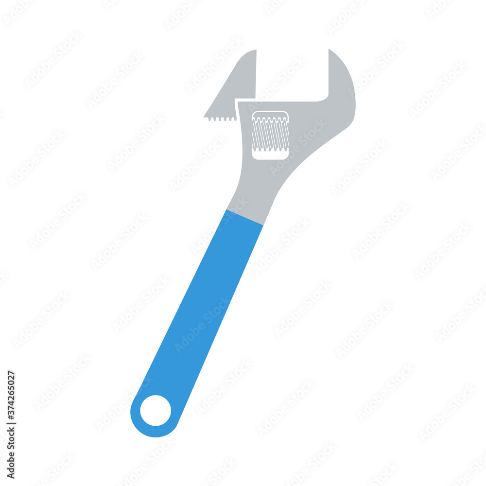 Icon Of Adjustable Wrench Icon Of Adjustable Wrench