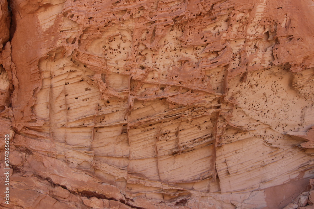 Strange sandstone texture in southern Utah