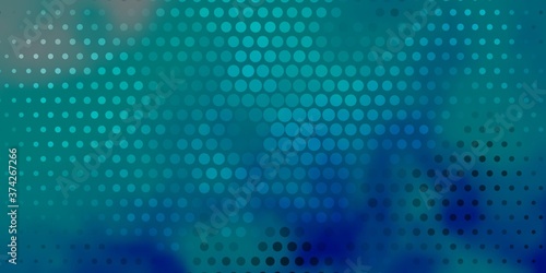 Light BLUE vector background with spots. Abstract decorative design in gradient style with bubbles. Pattern for wallpapers, curtains.