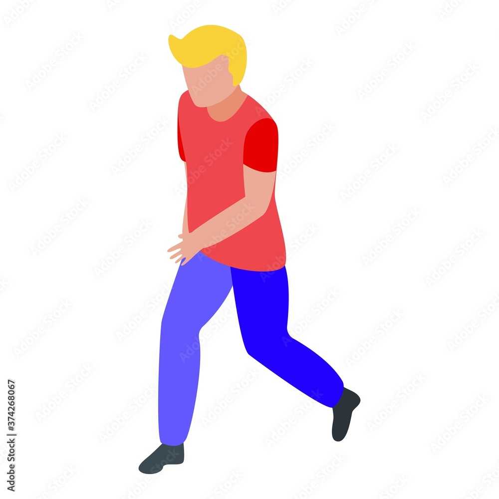 Nursing home kid icon. Isometric of nursing home kid vector icon for web design isolated on white background Nursing home kid icon. Isometric of nursing home kid vector icon for web design isolated on white background
