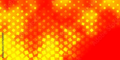 Light Red  Yellow vector template in rectangles. Illustration with a set of gradient rectangles. Pattern for commercials  ads.