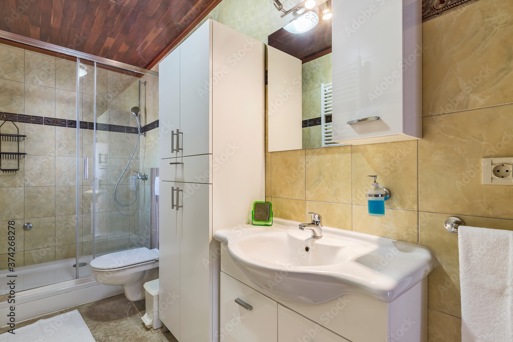 Interior of bathroom Interior of bathroom