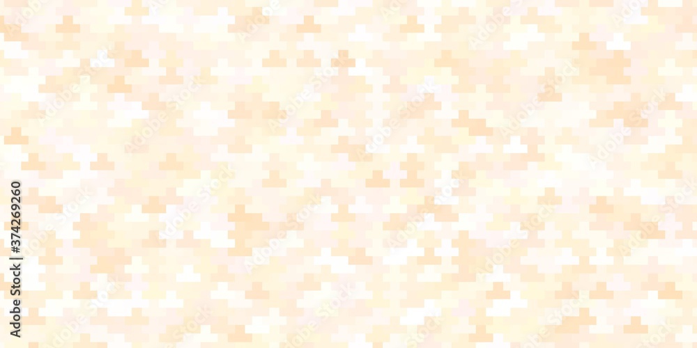 Fototapeta premium Light Orange vector template in rectangles. Illustration with a set of gradient rectangles. Pattern for business booklets, leaflets