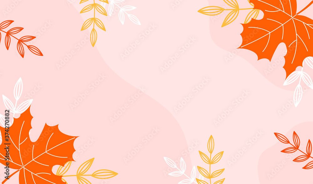 Obraz premium autumn leaves background