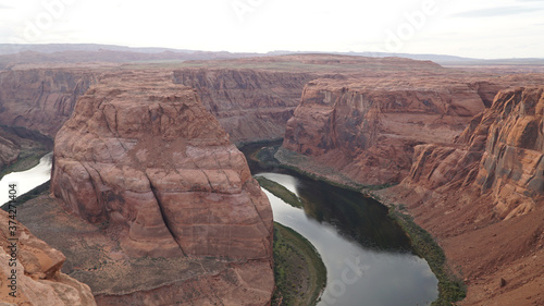 The Colorado River Horseshoe Bend in Arizona, USA.