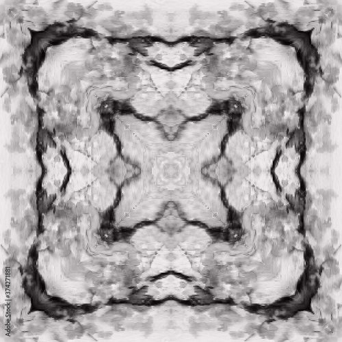 Halftone grey ornament, winter pattern. Drawing vintage style. Grunge texture. Festive greeting card. Abstract art background. Modern symmetric pattern. Festive art backdrop. Creative vector element