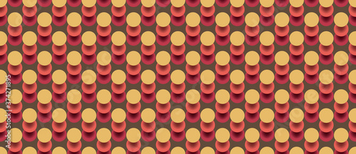 70's retro seamless pattern material vector illustration
