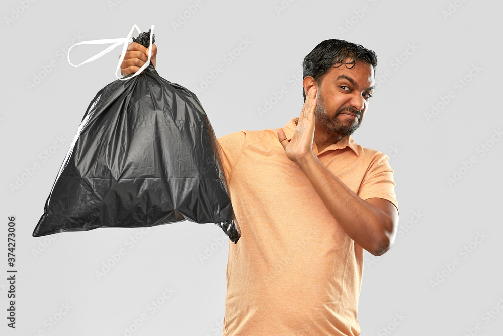 Photo & Art Print recycling, sorting and sustainability concept - young ...