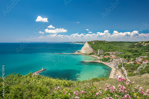 Amazing view from Kavarna, Bulgaria.Kavarna is a Black Sea coastal town and seaside resort in the Dobruja region of northeastern Bulgaria.