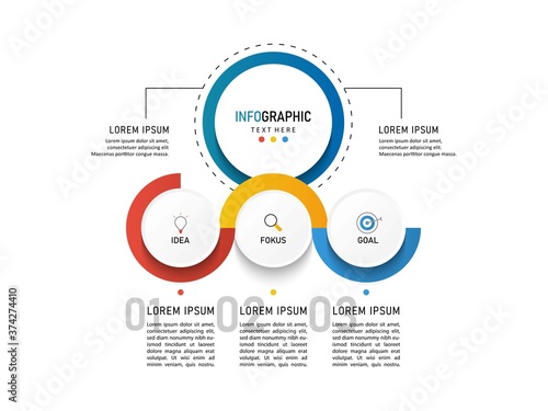 Vector Infographic label design template with icons and 4 options or steps. Can be used for process diagram, presentations, workflow layout, banner, flow chart, info graph.