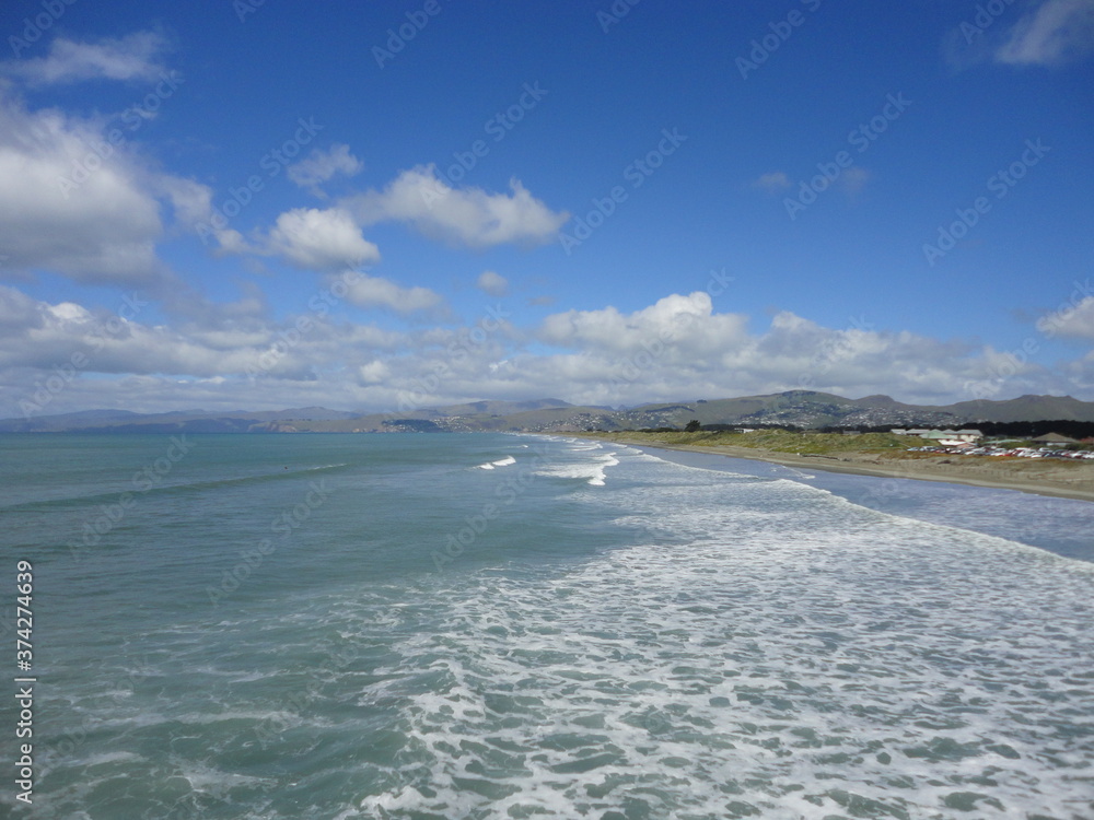 New Brighton Pier in NewZealand New Brighton Pier in NewZealand