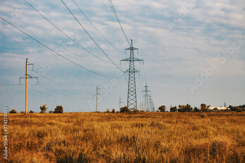 high voltage power lines