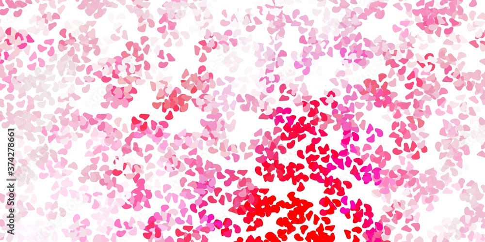 Light pink vector pattern with abstract shapes. Light pink vector pattern with abstract shapes.
