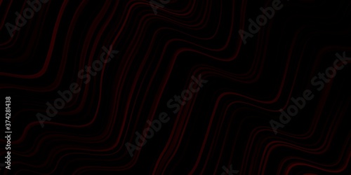 Dark Red vector pattern with bent lines.