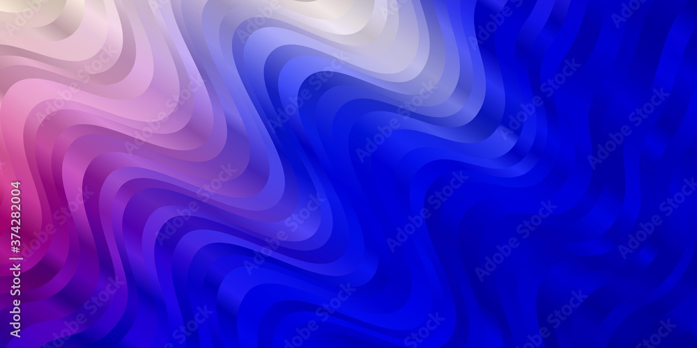 Light Pink, Blue vector texture with circular arc. Illustration in abstract style with gradient curved. Pattern for websites, landing pages. Light Pink, Blue vector texture with circular arc. Illustration in abstract style with gradient curved. Pattern for websites, landing pages.