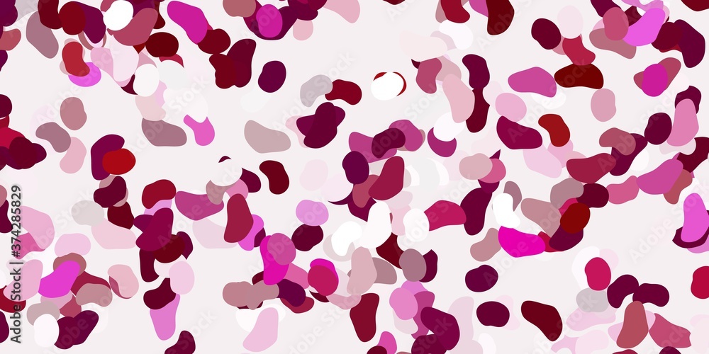 Light pink vector template with abstract forms. Light pink vector template with abstract forms.