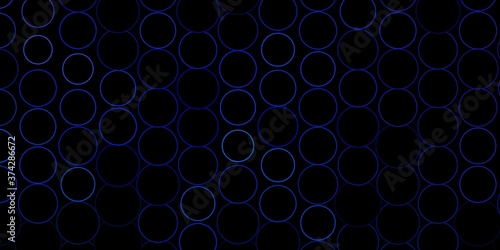 Dark Pink, Blue vector pattern with spheres. Abstract illustration with colorful spots in nature style. Pattern for wallpapers, curtains.