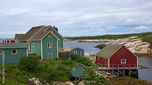 Canada. The Fisher Village of Peggy s Cove in Nova Scotia photo