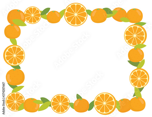 みかんのフレーム
